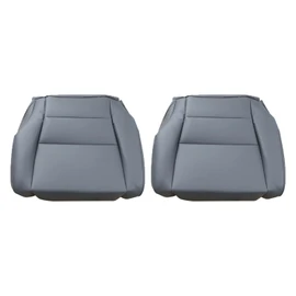 NLQR Dark Gray Driver and Passenger Side Bottom Microfiber Leather Seat Covers Replacement Compatible with Honda CRV 2007 2008 2009 2010 2011