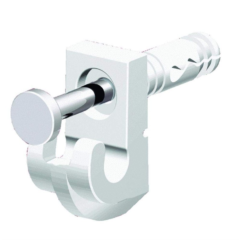 ClosetMaid 1770 Wire Shelving Back Wall Clips for Drywall Installation,