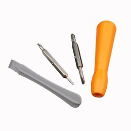 Doorbell Disassembly Screwdriver Kit, 4Pcs Screwdriver Ring Doorbell Screws Ring Screwdriver Ring Doorbell Screwdriver,Ring Doorbell Screwdriver Replacement Alloy Steel Double-Ended Screwdriver Tool