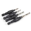 LUMBER JACK Countersink Drill Bit, 4 Pieces Hex Shank HSS