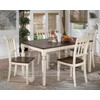 Signature Design by Ashley Whitesburg Cottage Rake Back Dining Chair,