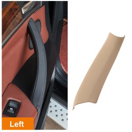 DIRBOERF Driver Side Beige Pull Handle Covers Compatible for X3 F25 2010-2016 X4 F26 2014-2017 Left Door Handle Interior