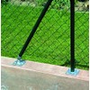 Pfostentrger, fr verkrzte Fence Post Hot-Dip Galvanised 100 x 100