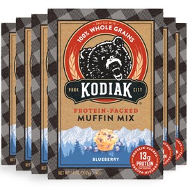 Kodiak Cakes Blueberry Muffin Mix Pack of 6 Protein 14 Ounce Each