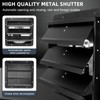 Criditpid 14 Inch Shutter Exhaust Fan with Speed Controller Switch,