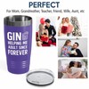 Gin Lover Purple Edition Viking Tumbler 20oz - Helping me