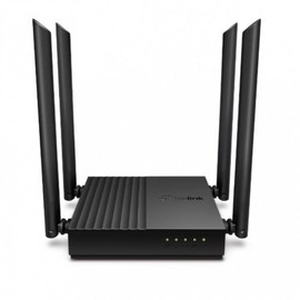 TP-Link Ruteador Inalambrico Archer C64, Antenas 4, 2.4 GHz, 5 GHz, Wi-Fi 5, 802.11ac, Puertos LAN 4, 1200 Mbits, Negro