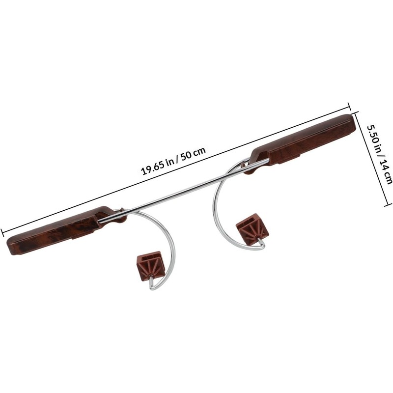 Healeved Percha para Ropa de Vehículo de Acero Inoxidable y