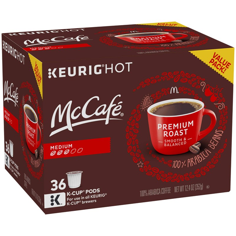 McCafé Premium Roast, Keurig Single Serve K-Cup Pods, Medium Roast