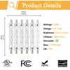 MISDOOD R7S Halogen Light Bulbs 120V 150W,6 Pack J78mm T3