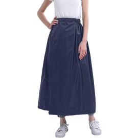 BUQIREN Rain Leg Cover, Rain Gear, Bicycle, Motorcycle, Portable, Rain Cover, Polka Dot, Navy, Drawstring Splash Guard, Portable, Lightweight, Compact, Rainwear, Rainwear, Rain Goods, For Work or