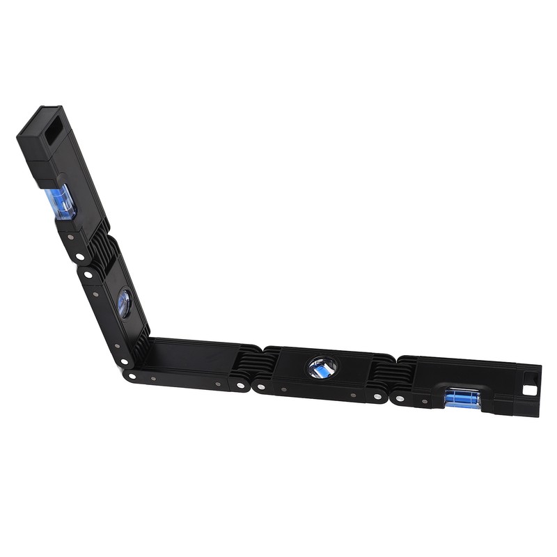 Folding Level Ruler Aluminum Alloy 4 Bubble Multifunction Multi Angle