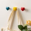 JDHTMTCBGX 4 Pack Colorful Ceramic Magnetic Hooks, Heavy-Duty Hold for