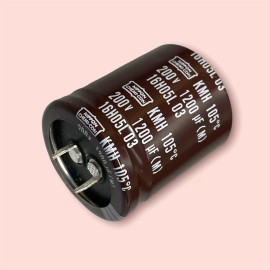 United Chemi-Con 1 PCS CAPACITOR 1200UF 200V 1200MF SNAP-IN 105°C (replacing for 180V 160V 100V )
