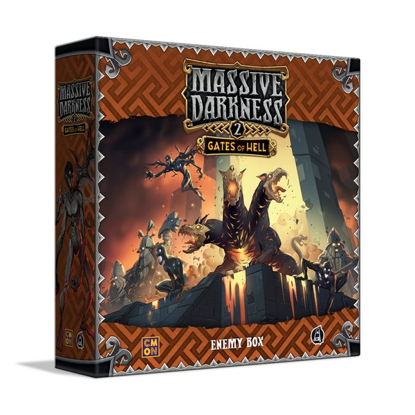 Massive Darkness 2 Gates of Hell Enemy Box Expansion | Tabletop Miniatures Game | Cooperative Strategy Game for Adults and Teens | Ages 14+ | 1-6 Players | Average Playtime 60 Minutes | Made by CMON