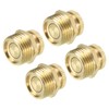 PATIKIL Air Compressor Tank Drain Valve, 4-Pack G 1/2" Brass
