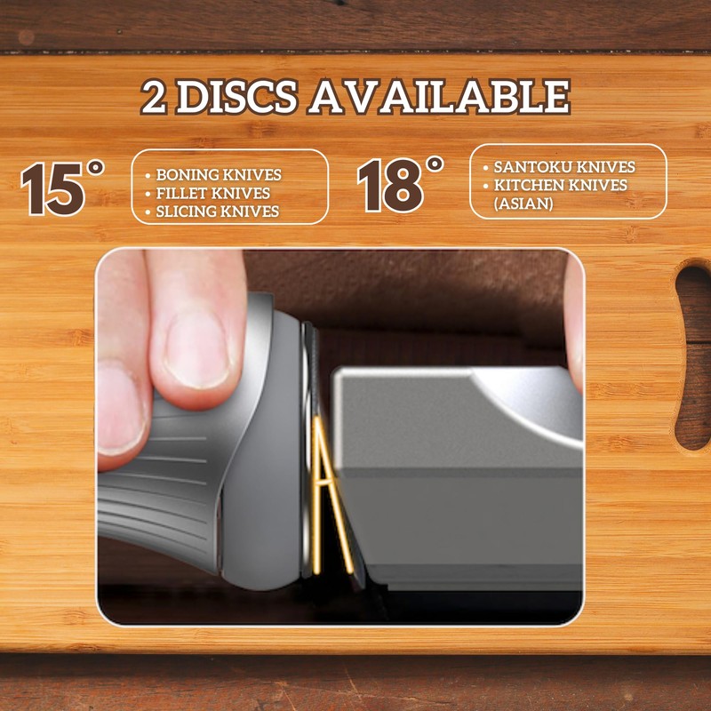 yourAAAwatch Onze Rolling Knife Sharpener | 15 18 Degree Knives