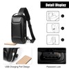 FANDARE Chest Bag Sling Bag Business Shoulder Bag with USB
