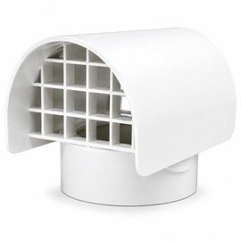 3 & 4 Inch PVC Radon Vent Rain Cap for Schedule 40 Pipe