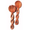 8-Inch Hand-Carved Kenyan Salad Serving Set