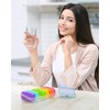 ZIKEE 7 Packs Extra Large Pill Organizer, Portable Pill Box