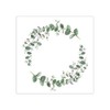 Ambiente Lunch Napkin 33 x 33 cm Eucalyptus Branch White