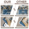 Swepuck 7x5ft Fabric Happy Hanukkah Blue and White Photography Backdrop