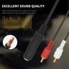 Poyiccot 6.35mm RCA to Audio Cable, 6.35mm Female to 2RCA