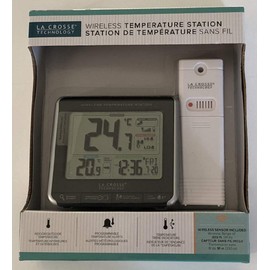 La Crosse Inside/Outside Wireless Thermometer (Black/Red)