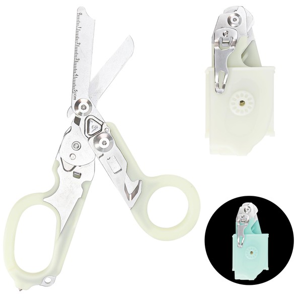 Trauma Shear Foldable 6 in 1 Luminous Emergency Response Scissors
