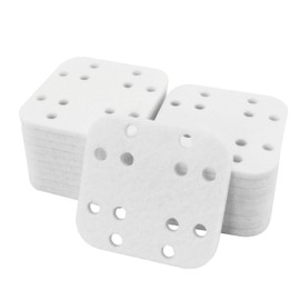Humidifier Filter Pad ITROLLE 20PCS Square Style Nylon White Mineral Absorption Pads Replacement Descaling Pad for LEVOIT LV600HH Humidifier Mineral Filter Pad