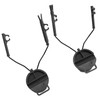 2PCS Headset Helmet Adapter Nylon Helmet Arc Rail Suspension Headset