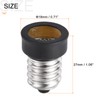 MECCANIXITY Light Socket Adapter E14 to E12 Candelabra Lamp Base