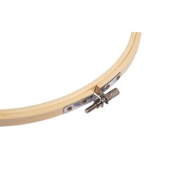 Rayher 62559000 Embroidery Hoop Round Bamboo Diameter 17 cm, Cross Stitch, Circle, Hoop Ring for Crafts, Sewing, DIY Crafts, Embroidery Hoop, Round Sewing Machine, Cross Stitch Hoop,