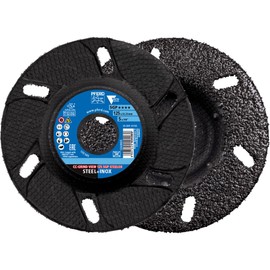 Pferd CC-GRIND® VIEW - 10x CC-GRIND VIEW Sanding Discs 125 x 22.23 mm Special Line SGP Steelox for Steel/Stainless Steel 64196126 - High Performance Sanding Disc for Aggressive Grinding