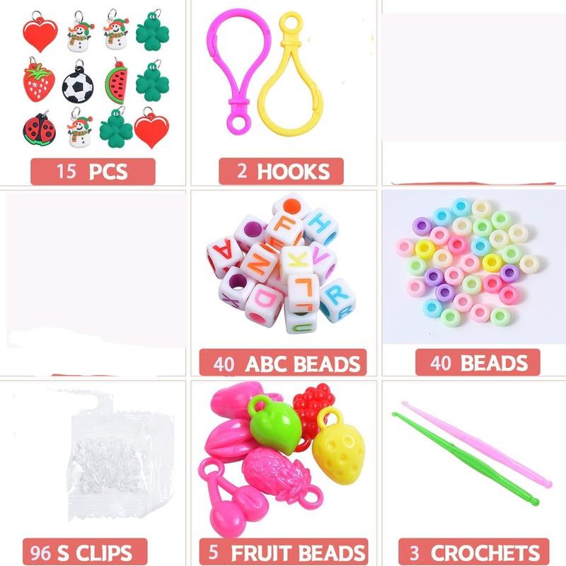 JIYAKO 2500+ Rubber Band Bracelet Kit, Loom Bracelet Making Kit