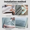 Xujinsongg 4 Pcs Bed Sheet Holder with Lock Strips, Bedsheet