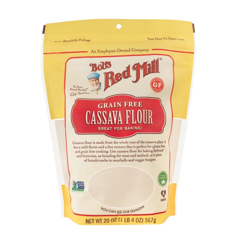 Bob's Red Mill Cassava Flour, 20-ounce (Pack of 4)