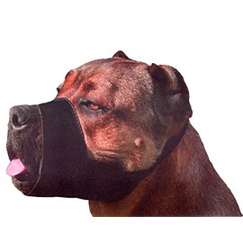 Dogs My Love Quick Fit Nylon Dog Muzzle, Large Fits Snout Size 9"-10", Black