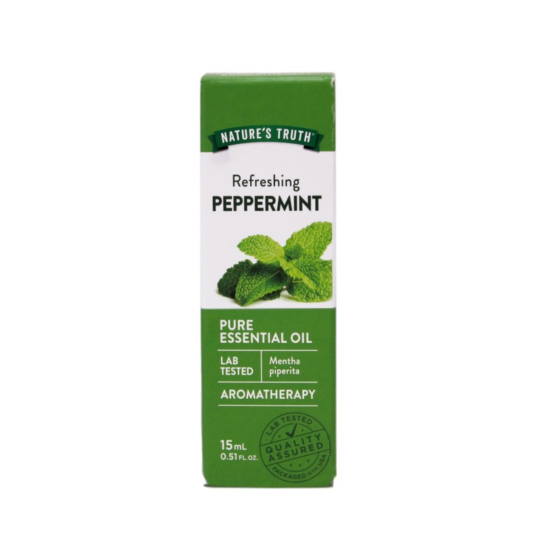 Nature's Truth Peppermint Essential Oil for Diffusers and Aromatherapy, 0.51