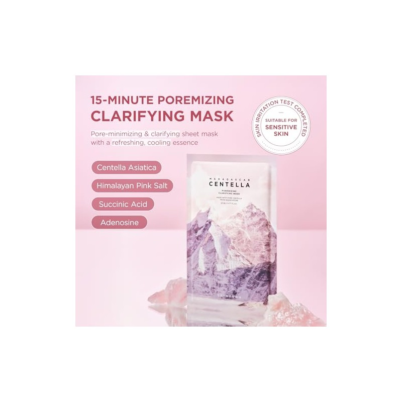 SKIN1004 Madagascar Centella Poremizing Clarifying Mask 23Ml X 5Ea