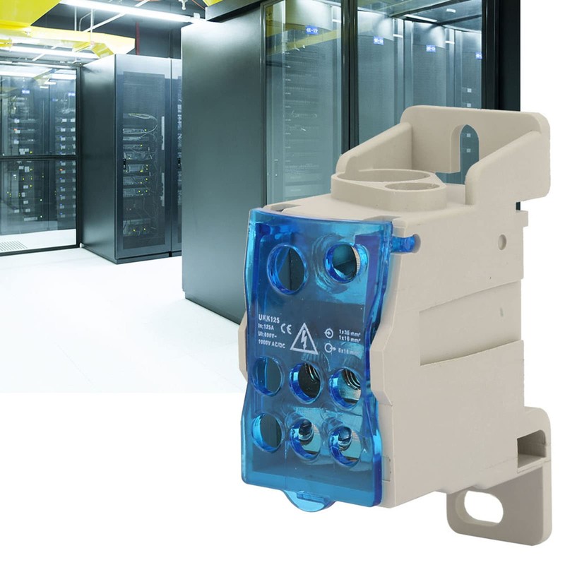 Jadeshay Junction Terminal DIN Rail Clamps UKK-125A Main Cable Junction
