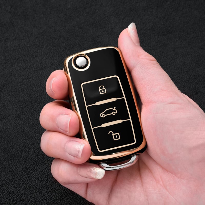 OATSBASF Volkswagen Key Cover VW Key Case Luxury TPU Dirt