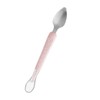 Double Head Baby Silicone Food Spoon (Pink), Baby Fruit Scraping