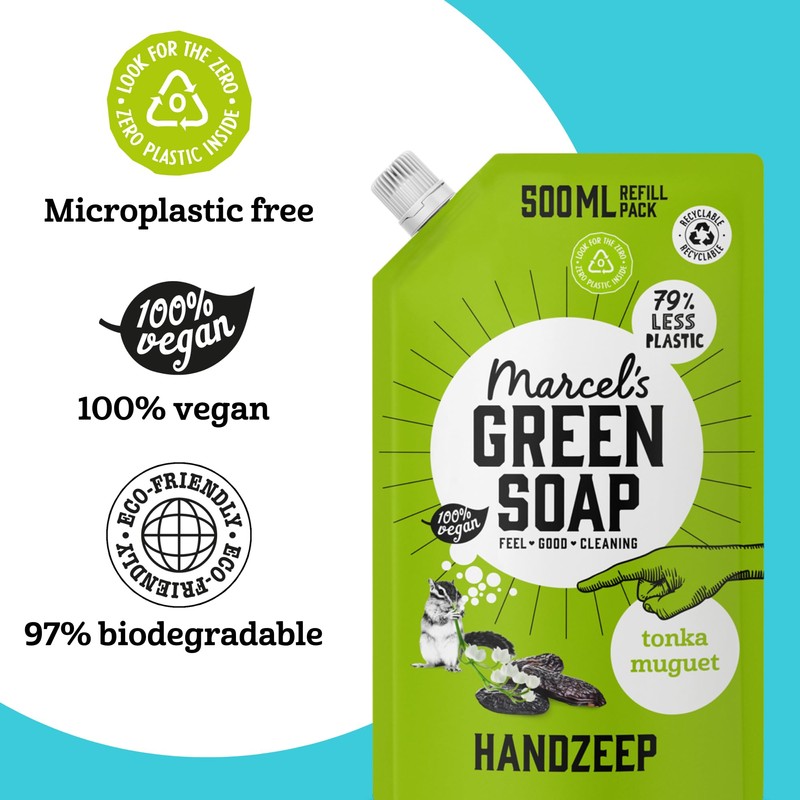 Marcel's Green Soap - Hand Soap Refill Tonka & Muguet