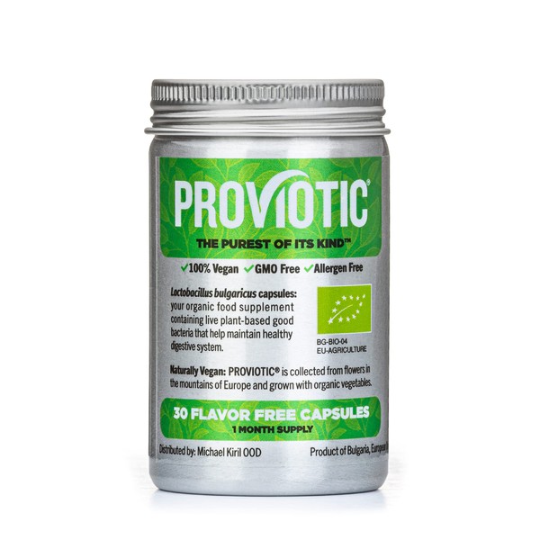 Organic Probiotic Lactobacillus Supplement with a Patented Formula Probiotics for Digestive Health Immune Support Vegan Probiotic Bio for Healthy Gut Anti Bloating for Men and Women