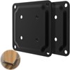 ForoGore 4" x 4" Wood Post Plate Connector, Powder-Coated Decking
