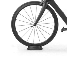 Sosoport Indoor Bike Trainer Stand Accessory Sturdy Plastic Front Wheel Bracket for Stationary Bikes