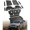 Floor Mats for Jeep Wrangler JL Gas 2018-2026 4-Door