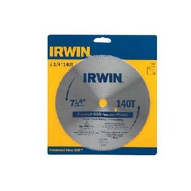 IRWIN Tools Classic Series Steel Corded Circular Saw Blade, 7 1/4-inch, 140T, .087-inch Kerf (11840)